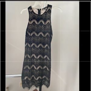 Black lacy dress/ flapper dress